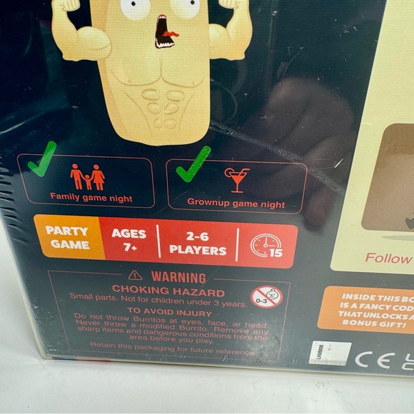 NWT. THROW THROW BURRITO. The world's first dodgeball card game. - Picture 10 of 12